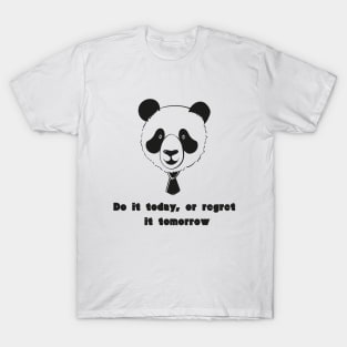 Business man panda T-Shirt